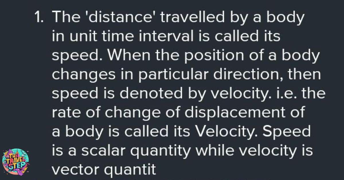 is-the-distance-traveled-during-a-specific-unit-of-time