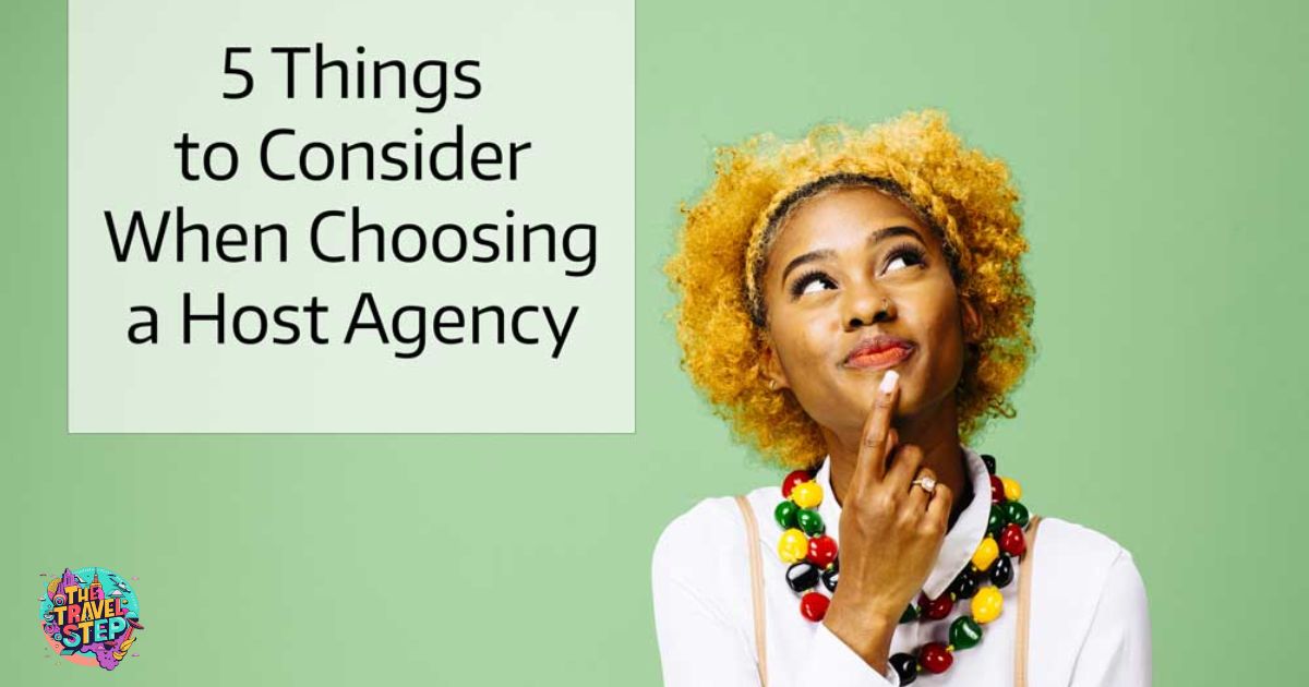 Choosing a Host Travel Agency