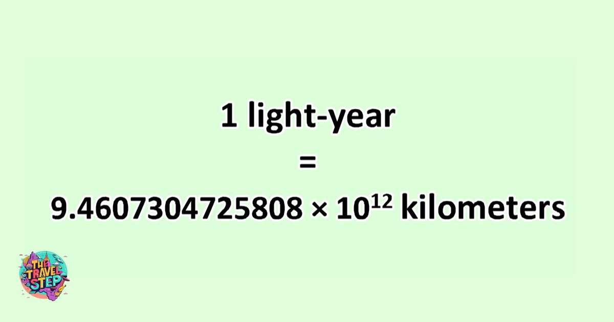Converting Light Years To Kilometers